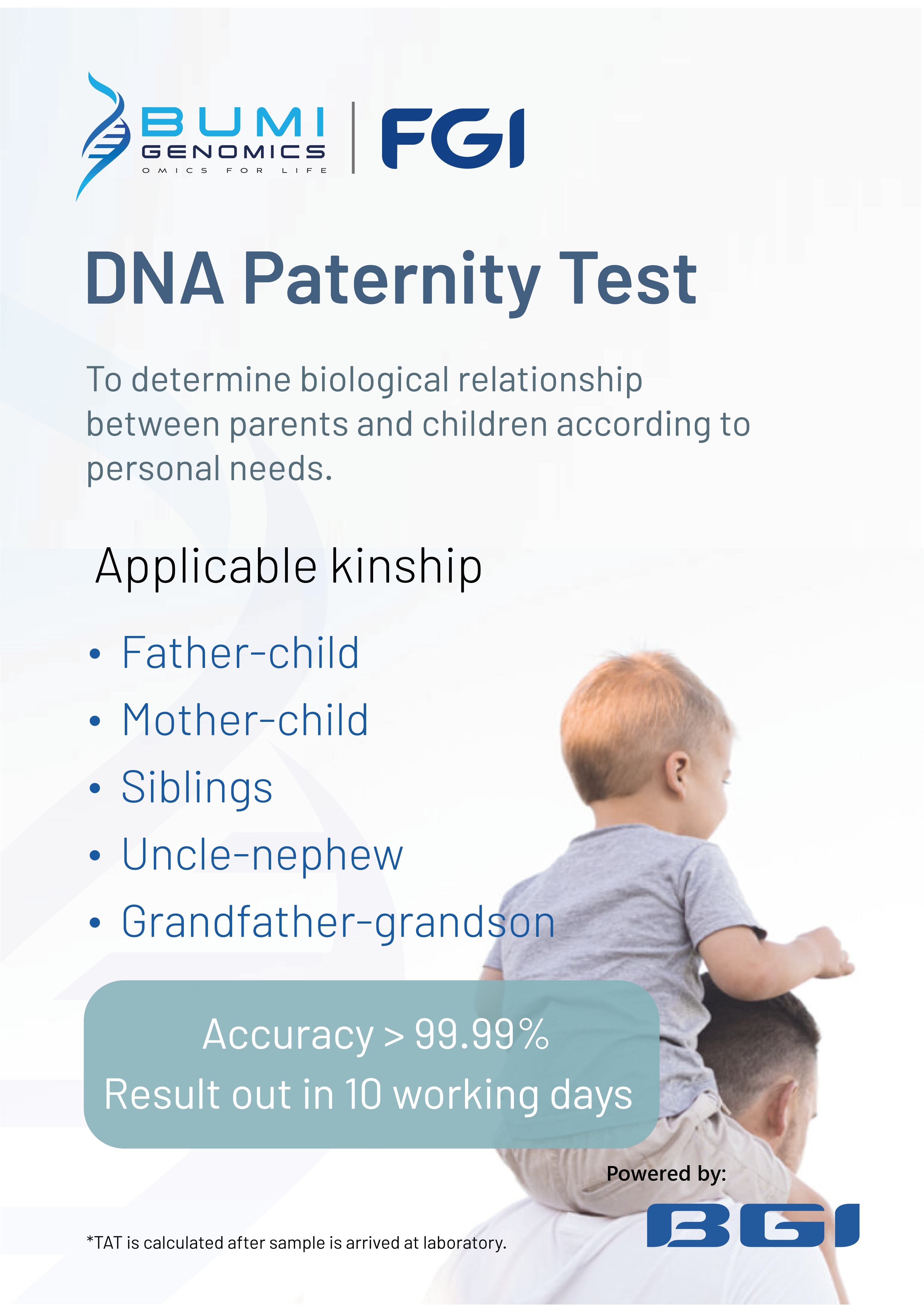 HOME PATERNITY Bumi Genomics